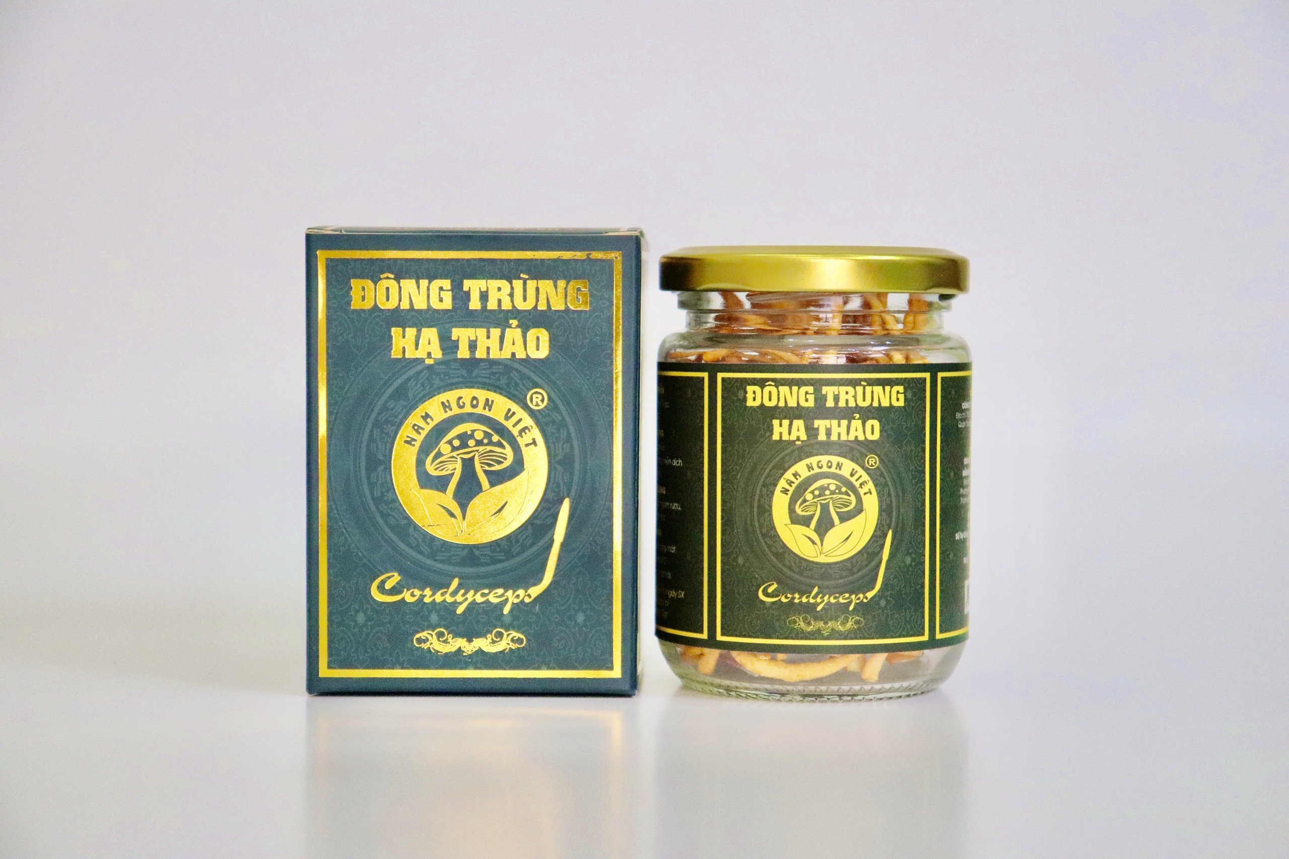 ĐÔNG TRÙNG HẠ THẢO SẤY THĂNG HOA CAO CẤP- Nấm Ngon Việt- 20G