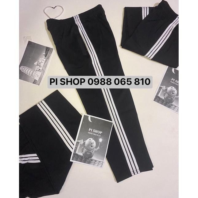 PISHOP Quần dài 3 sọc nam nữ thể dụcquần jogger thể thao thu đông hàng kỹ -Mã 3V