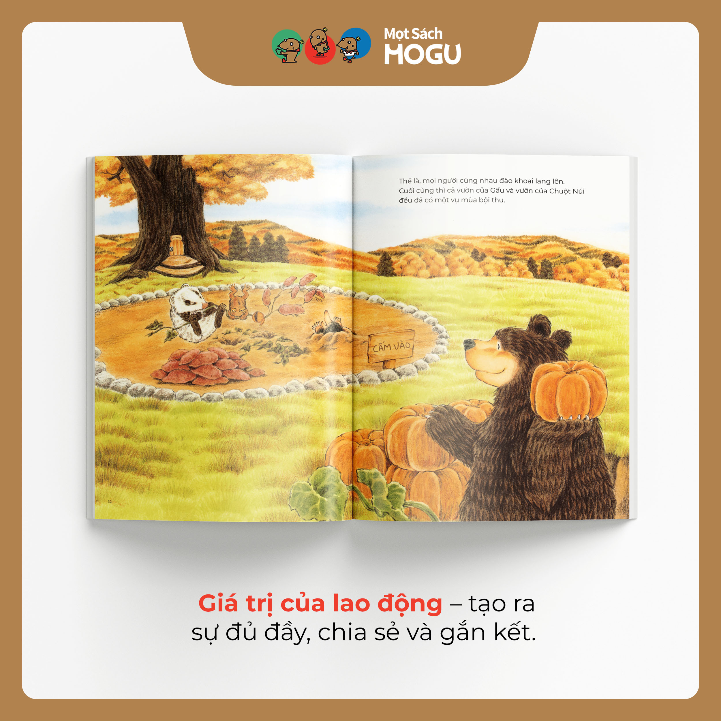 Truyện Ehon bé 3-4-5 tuổi - Bữa tiệc mùa thu