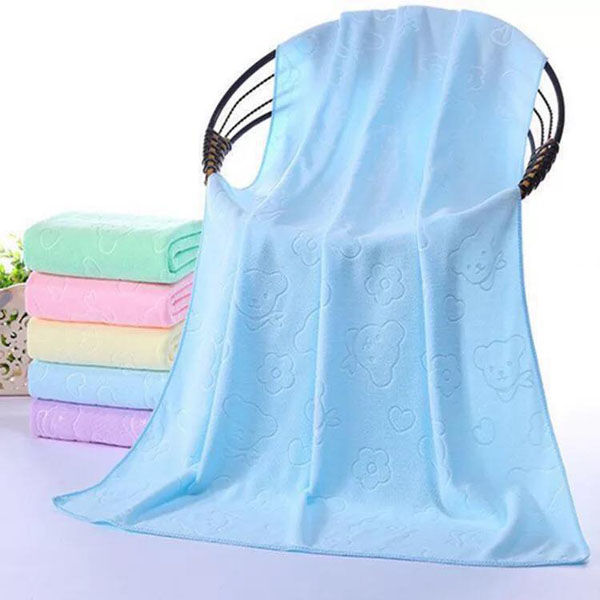 Khăn Tắm Xuất Nhật Khổ Lớn Siêu Mềm Mại Họa Tiết In Chìm 140x70cm