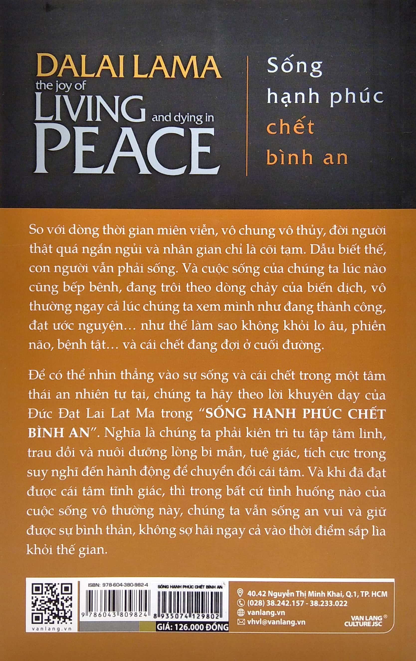 Sống Hạnh Phúc Chết Bình An