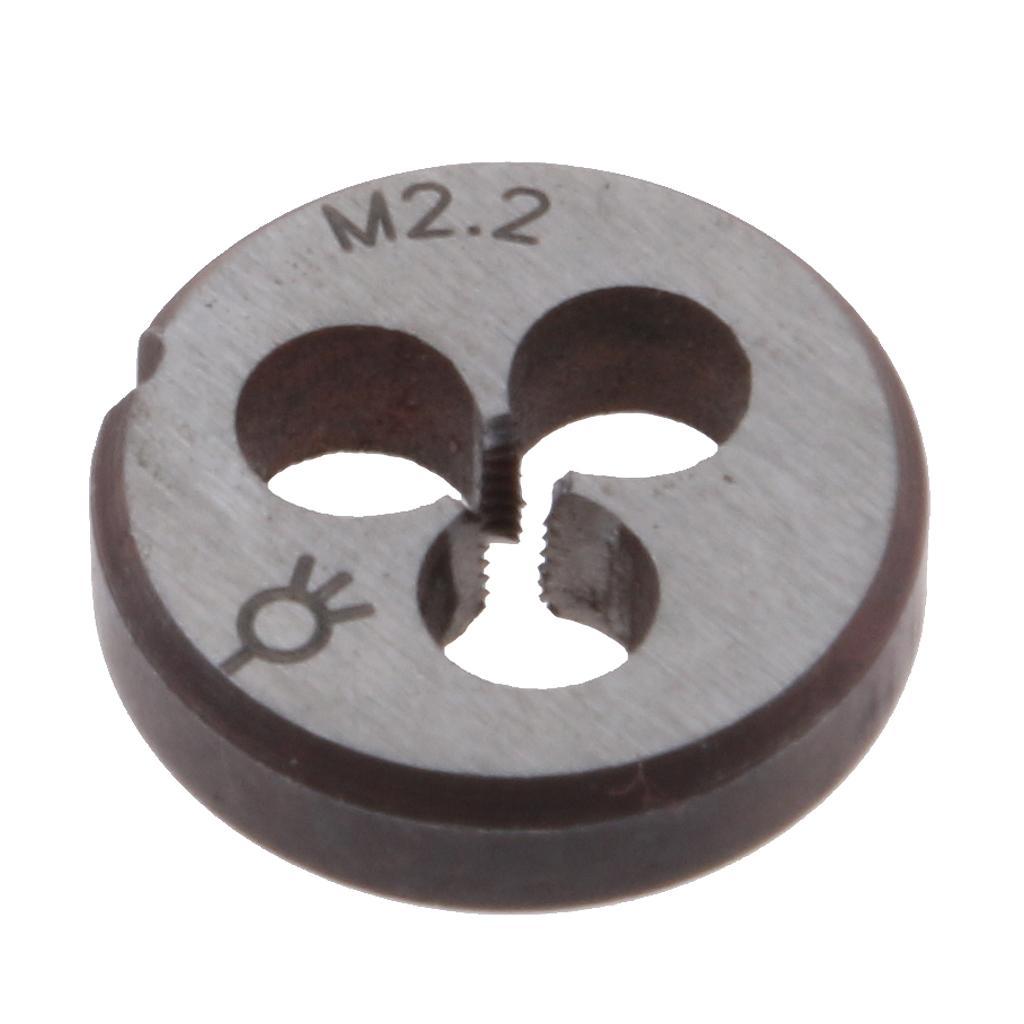 2PCS HSS Threading Die M2.2 M2.5