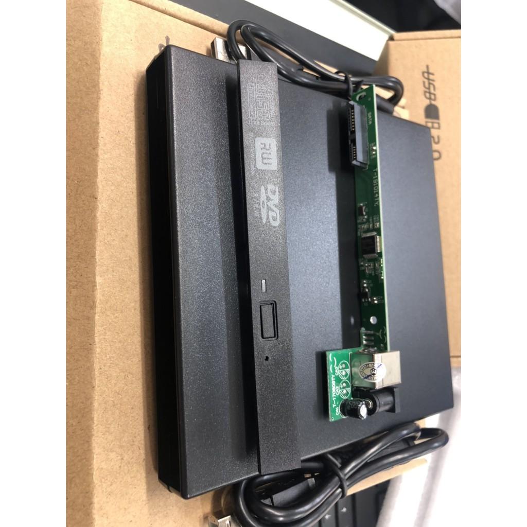 Box DVD Đựng Ổ Đĩa DVD Laptop Gắn Ngoài Qua Cổng USB Loai Mỏng 9.5mm / Dày 12.7mm