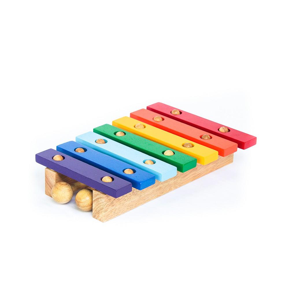 Đồ chơi gỗ Đàn mộc cầm 7 thanh | Winwintoys 63062 | Phát triển thích giác, năng khiếu âm nhạc | Đạt tiêu chuẩn CE và CR