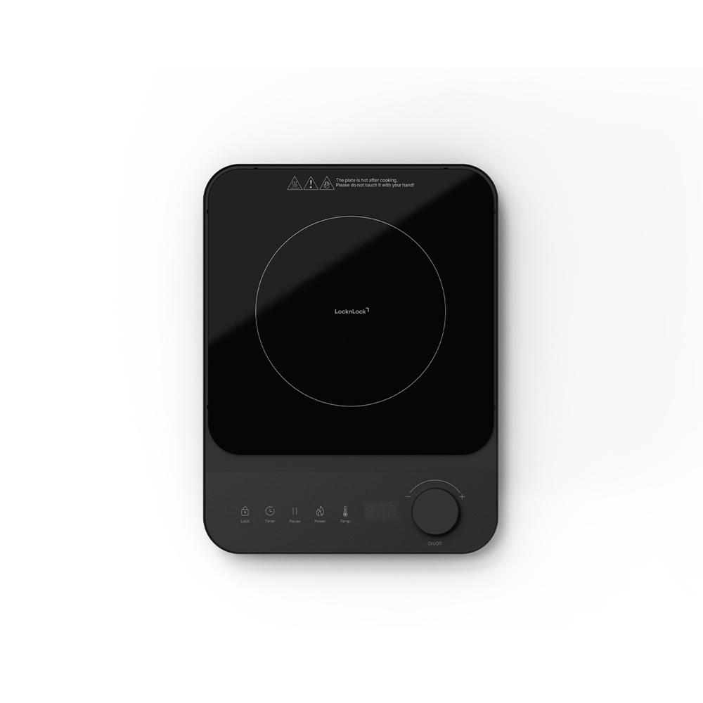 Bếp điện từ Locknlock Induction cooker EJI351BLK công suất 2000W - Màu đen - Hàng Chính Hãng - JoyMall