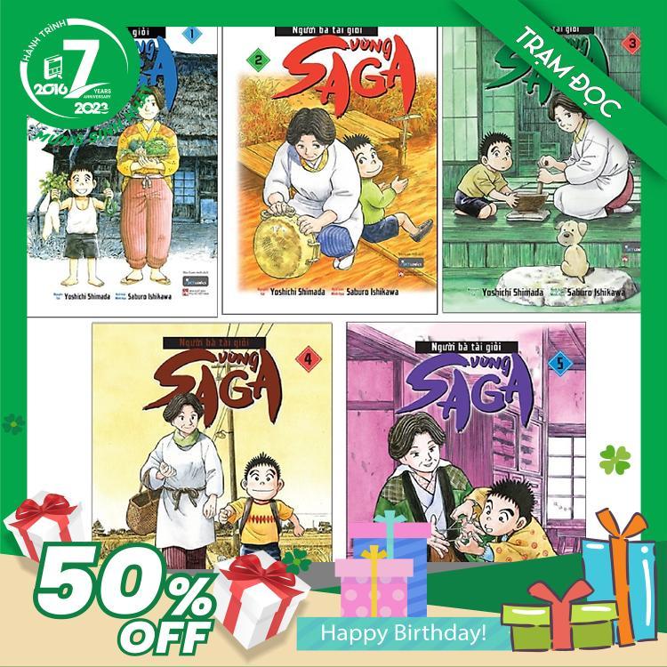 Combo Người Bà Tài Giỏi Vùng Saga Tập 1,2,3,4,5