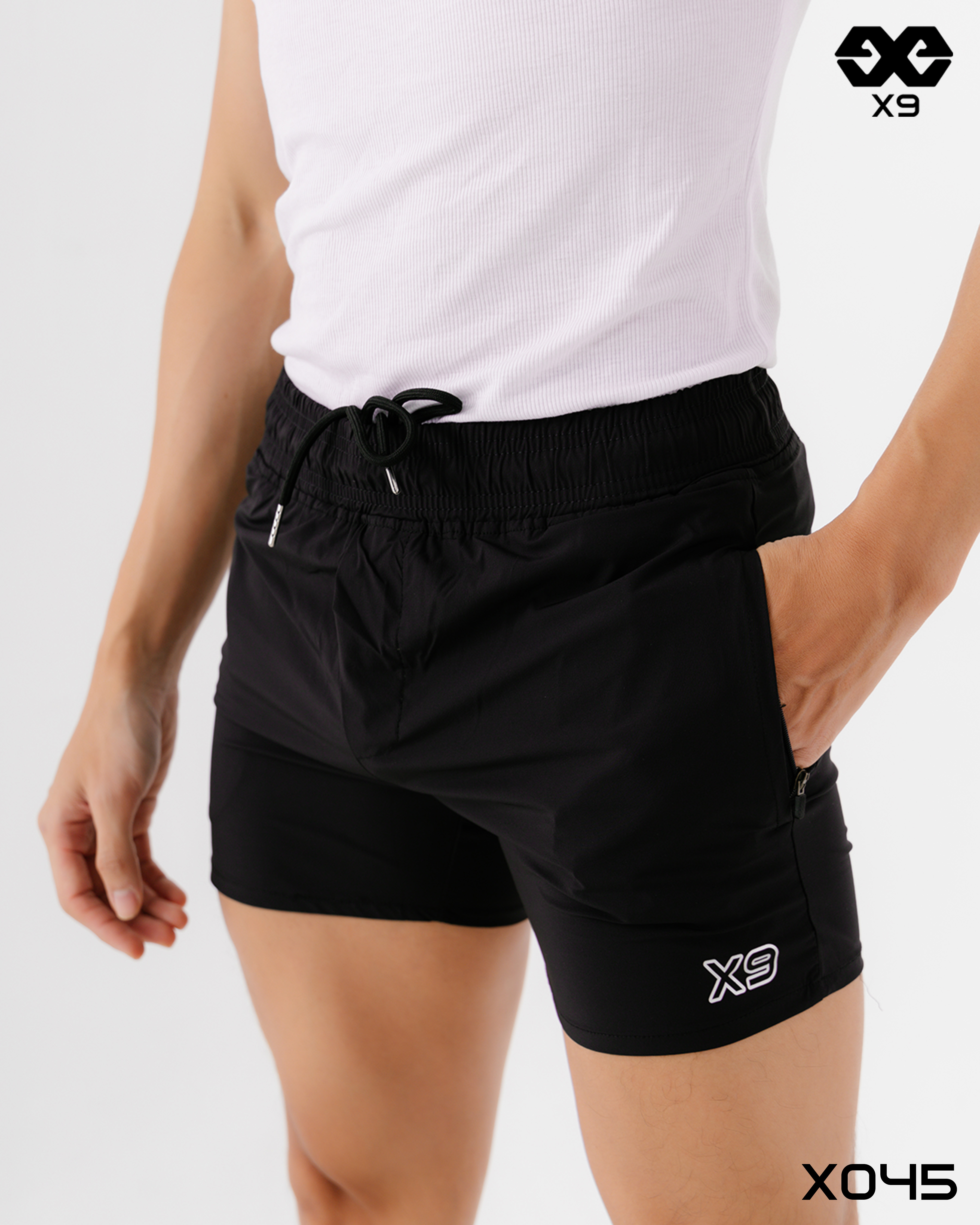 Quần Đùi Thun Nam Basic Siêu Nhẹ Nhanh Khô - X9 Sportswear - X045