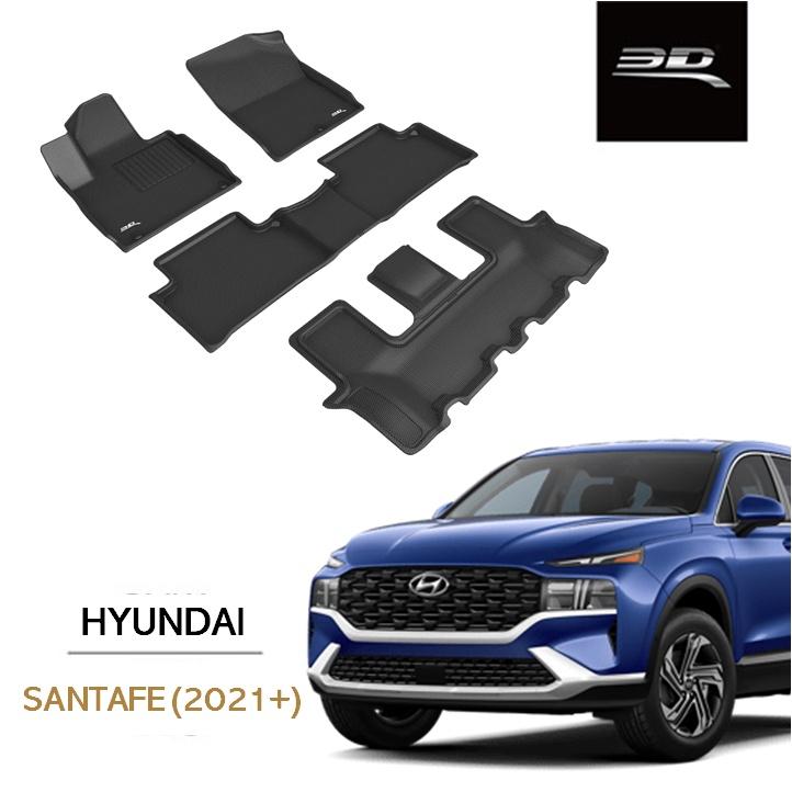 Thảm lót sàn 3D KAGU MAXPIDER cho HYUNDAI SANTAFE 2021