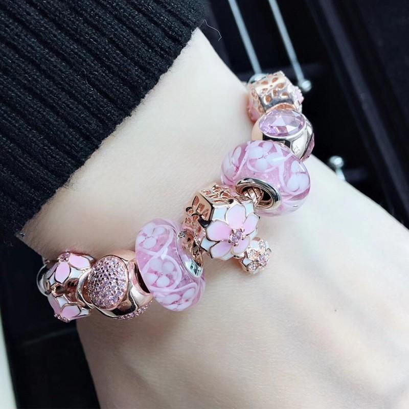 Vòng Bạc S925 ALE Cao Cấp - Vòng Charm Bạc Chuẩn S925 - Mã sản phẩm VONGBAC_DN168