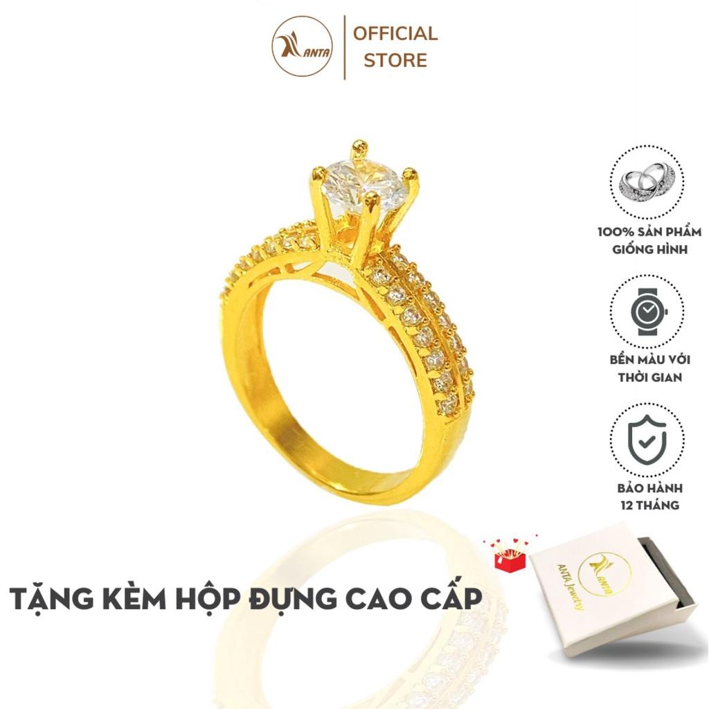 Nhẫn nữ ANTA Jewelry ATJ3000 đính đá xinh xắn sành điệu