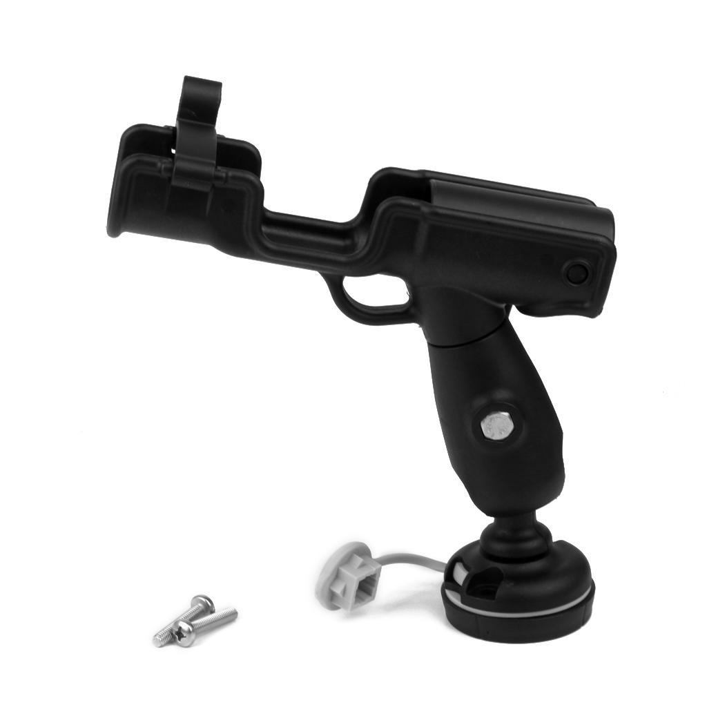 2x Adjustable Nylon Kayak Boat Fishing Rod Holder Side Mount Tackle Kit Set