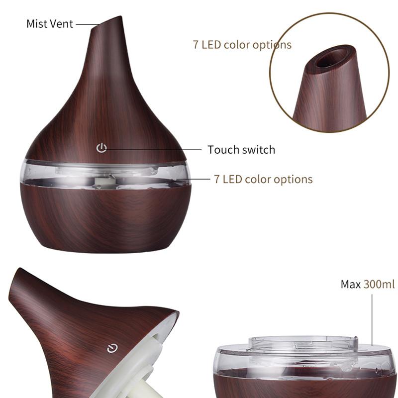 Máy Phun Sương Tạo Độ Ẩm Điện Ô Tô Máy Khuếch Tán Tinh Dầu Gỗ Siêu Âm Thanh Máy Tạo Độ Ẩm Phun Sương Tinh Dầu Thông Thơm Mát Phun Sương Tạo Cho Gia Đình