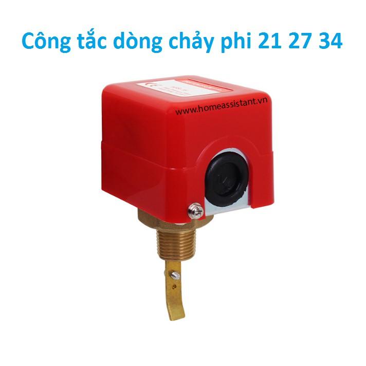 Công Tắc Dòng Chảy Cho Máy Bơm Tăng Áp 15A Phi 21 27 34 HF-25