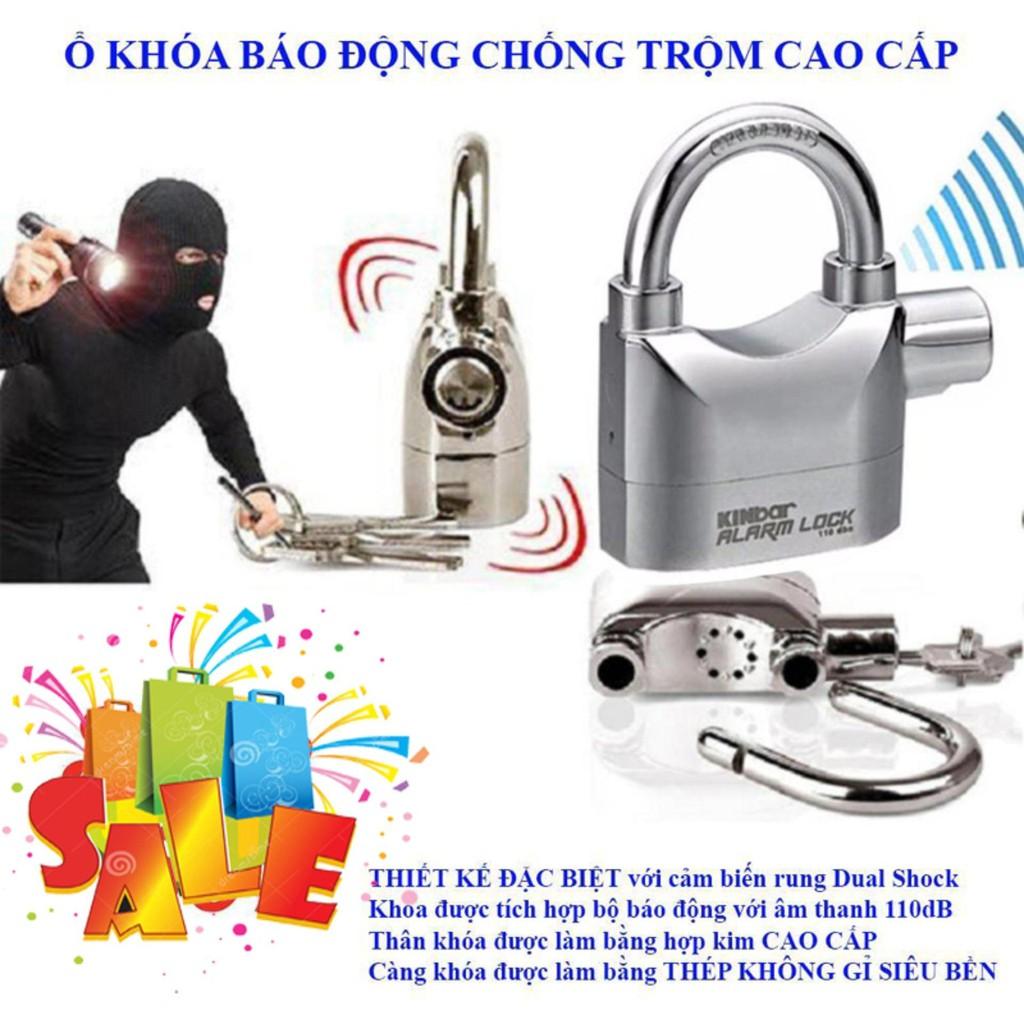 Khóa Chống Trộm Ổ Khóa Chống Trộm Hú Còi Báo Động Cực Mạnh