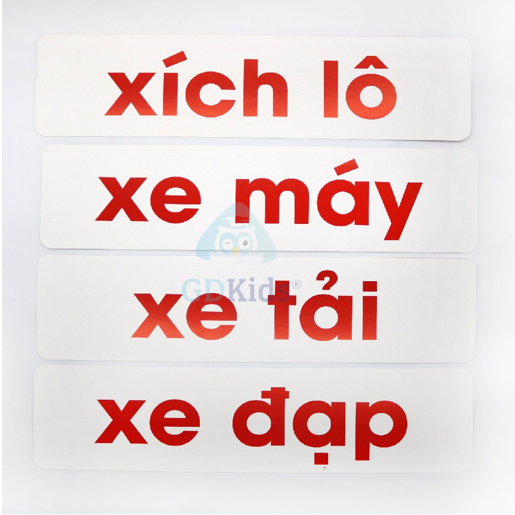 Thẻ Học Flashcard Glenn Doman Chuẩn Cho Bé - Bộ 300 Thẻ Tiếng Việt