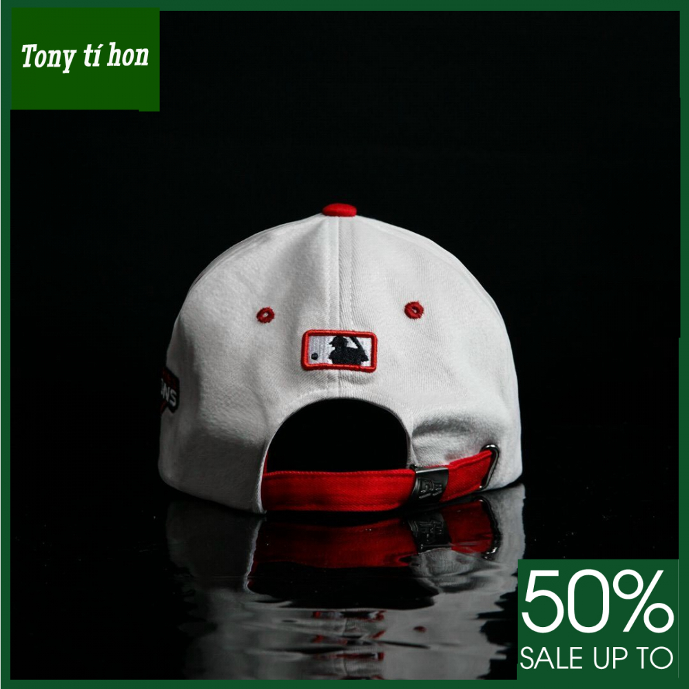 Tony tí hon - Mũ/nón kết lưỡi trai nam nữ LA thời trang nam nữ cao cấp - đỏ
