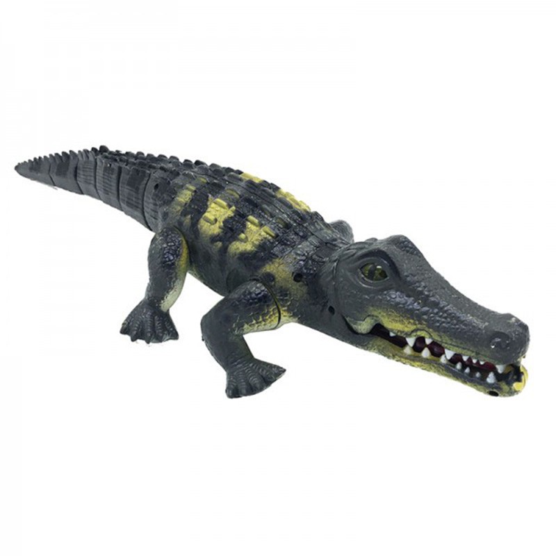 Đồ chơi mô hình - Hộp cá sấu dùng pin có đèn cho bé