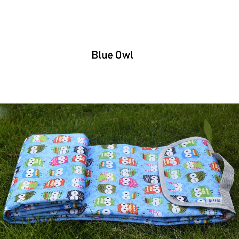 Trẻ Em Thảm Picnic Kid Cắm Trại Alpaca Con Cú Thảm Bãi Biển Lều Chăn Cho Bé Thảm Ngoài Trời Miếng Lót