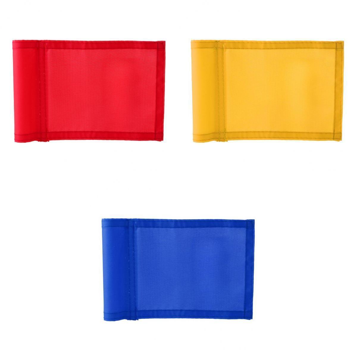 3pcs Durable Golf Hole Pole Cup Flag Backyard Practice Aid Accessories