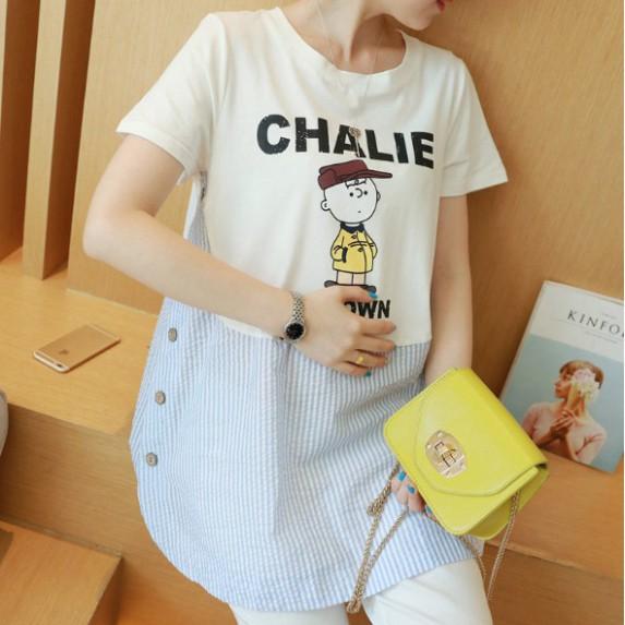 Bộ đồ ngắn mặc bầu thiết kế sang chảnh, chất liệu cao cấp A204 ( áo + quần