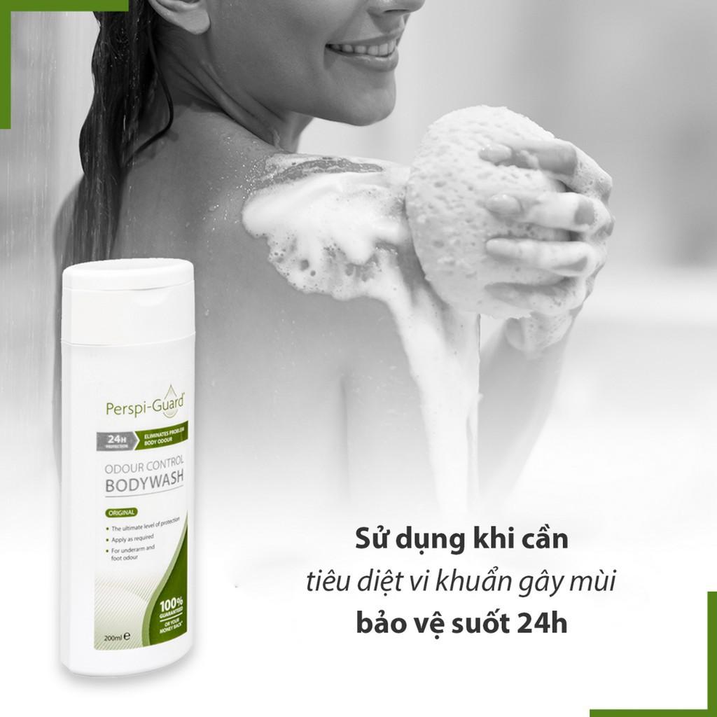 Combo Perspi-Guard Sữa Tắm + Xịt Khử Mùi Ngăn Mồ Hôi Sweat Defence System (Odour Control Body Wash 200ml +  Maximum Strength Antiperspirant Spray 30ml)