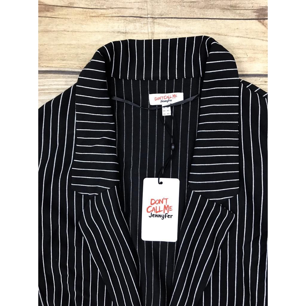 Áo Khoác Vest Blazer Sọc Thời Trang- Cá Tính- Chuẩn Đẹp