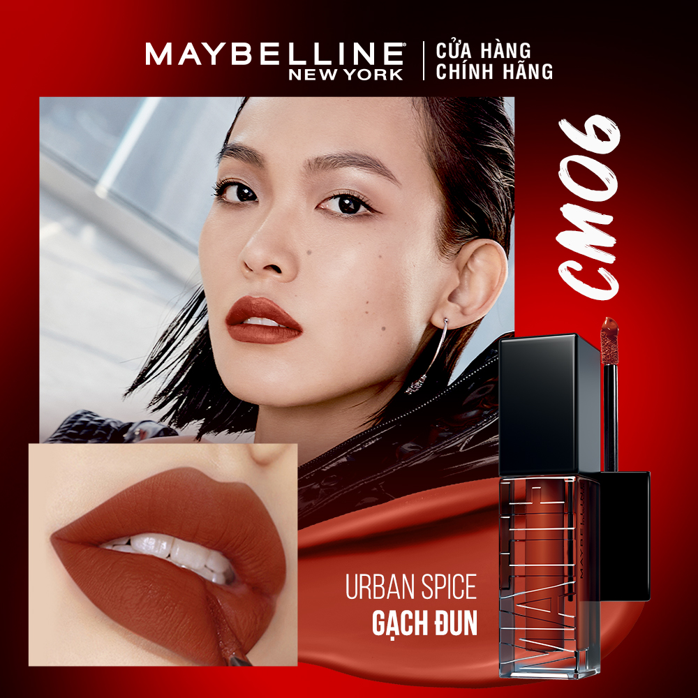 Son Kem Mịn Lì Như Nhung Cushion Mattes Maybelline New York Hiệu Ứng Lì Đa Chiều 6.4ml