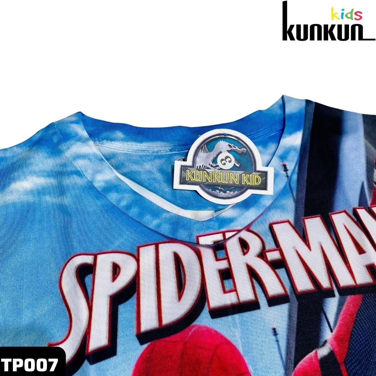 Đồ Bộ Bé Trai Hình Spider Man In 3D 09  (Size