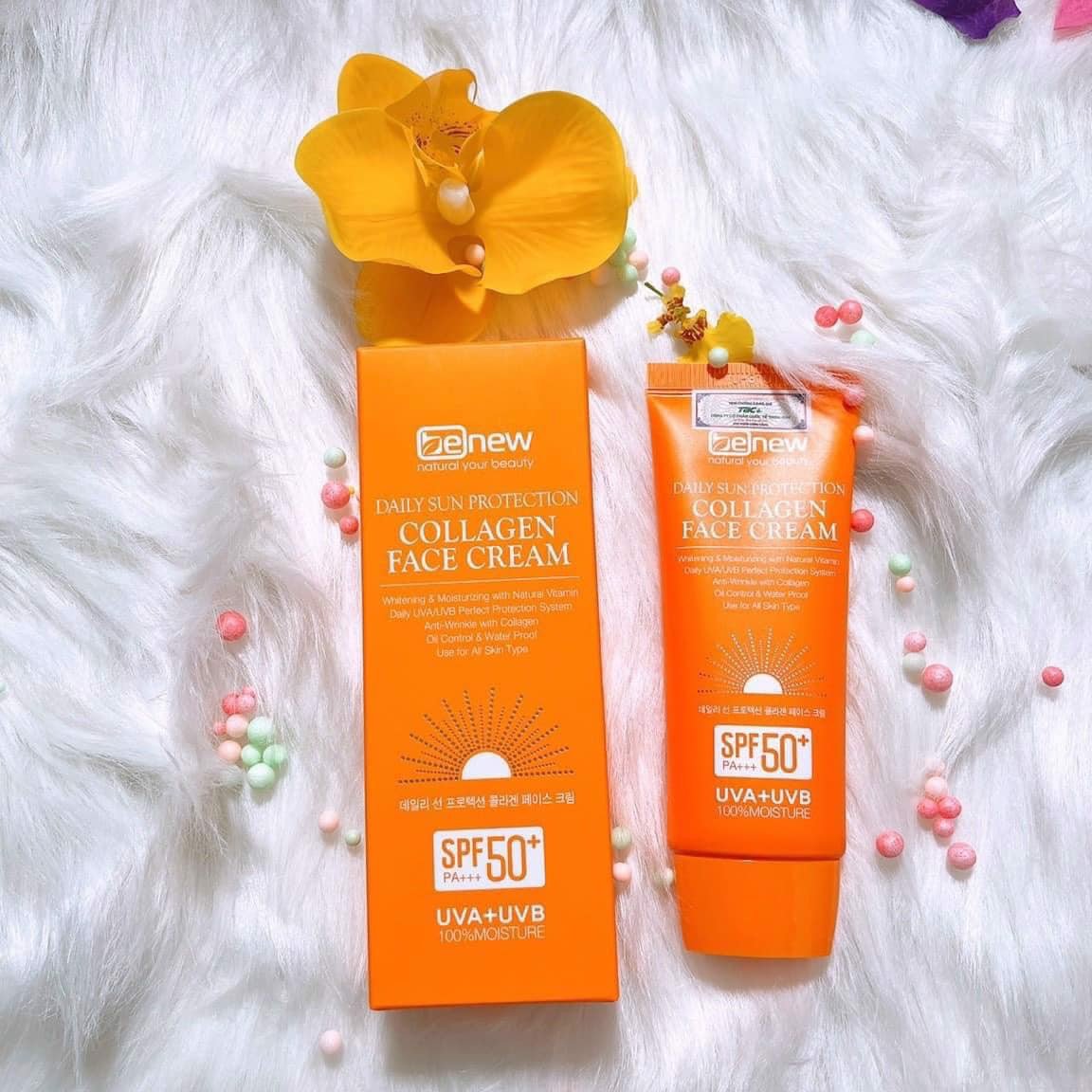 Kem Chống Nắng Collagen Benew Hàn quốc, Chống Nắng SPF 50 PA+++ a857