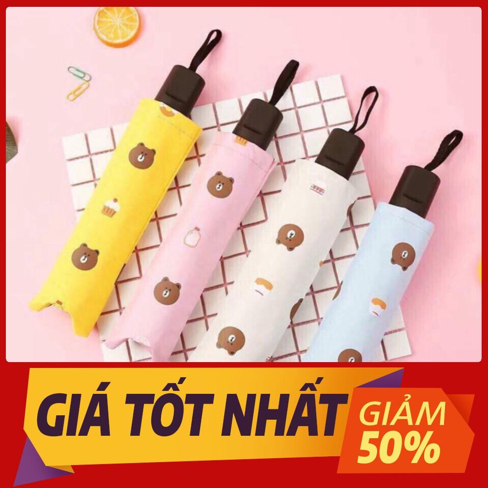 Ô gấu brown gấp gọn