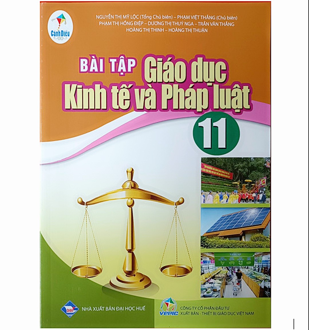 Sách - Bài tập Giáo dục kinh tế và pháp luật 11 Cánh Diều và 2 tập giấy kiểm tra kẻ ngang vỏ xanh