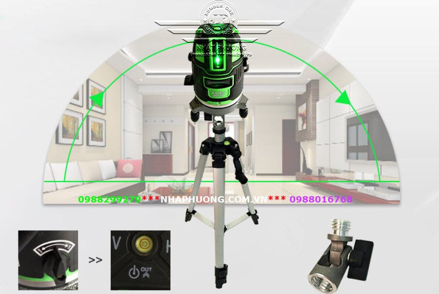 Máy Bắn Cốt Nền Laser 5 Tia Xanh Japan
