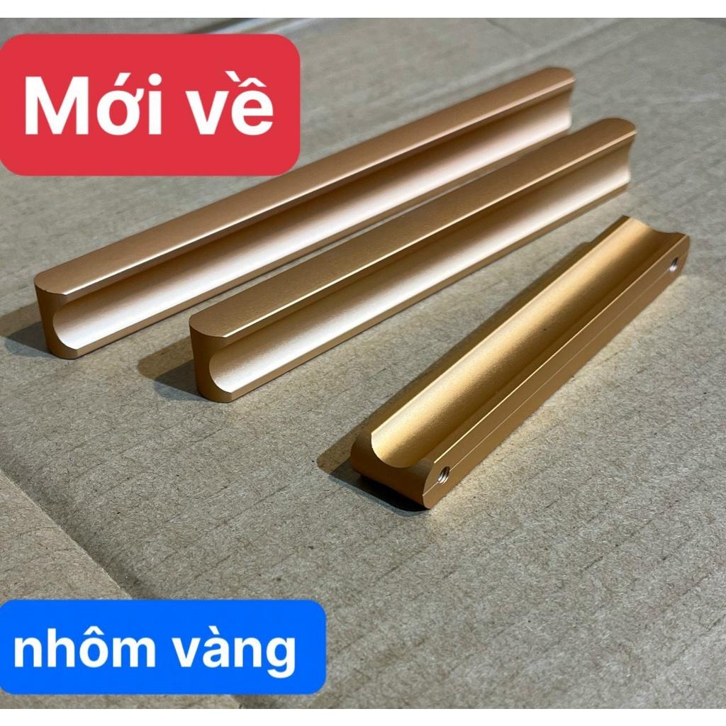 Tay nắm cửa tủ cao cấp bằng nhôm vàng - Tay nắm tủ bằng nhôm