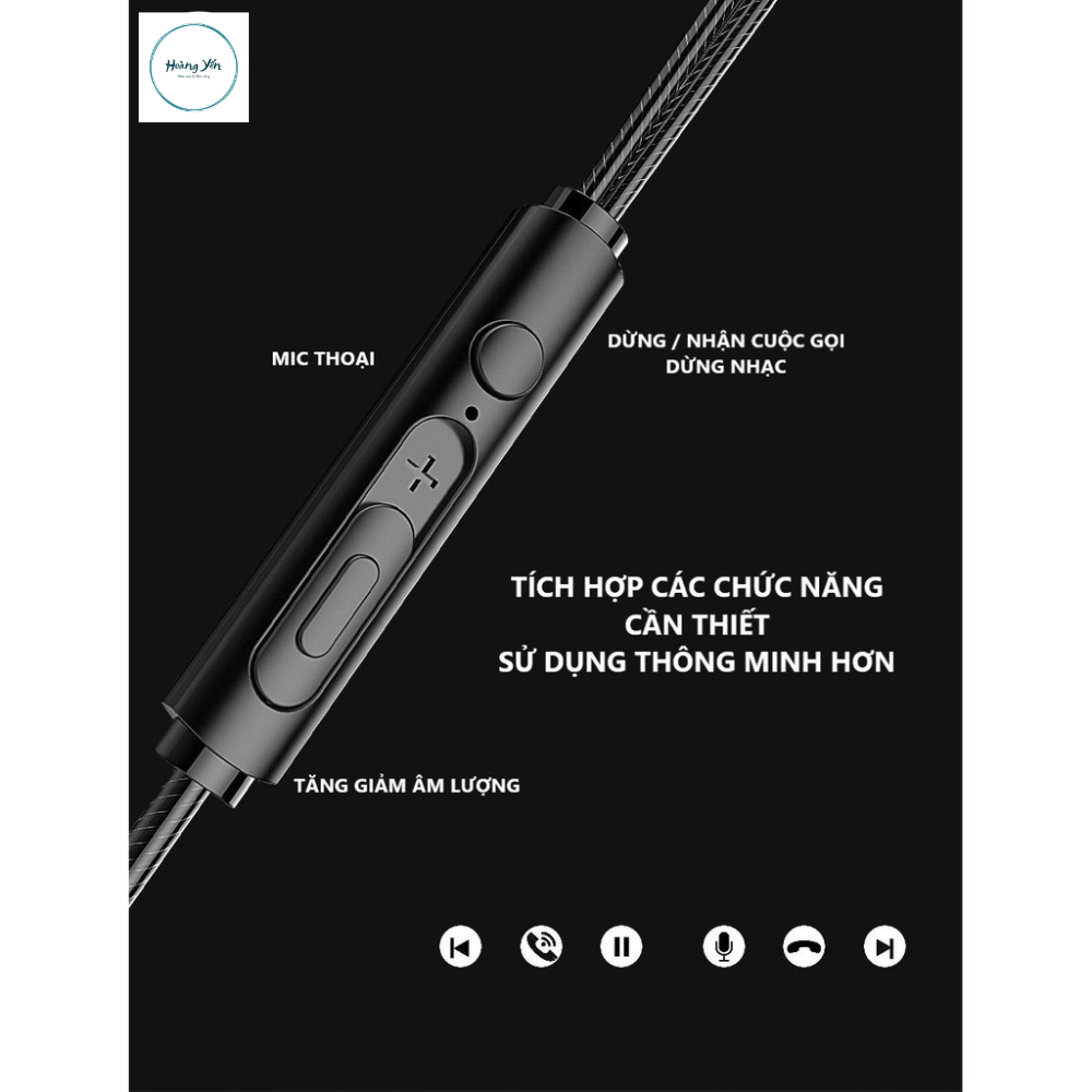 Tai Nghe Nhét Tai HiFi S2000 Pro Super Bass Chống Ồn Cực Tốt, Âm Thanh Khủng, Chơi Game Ngon