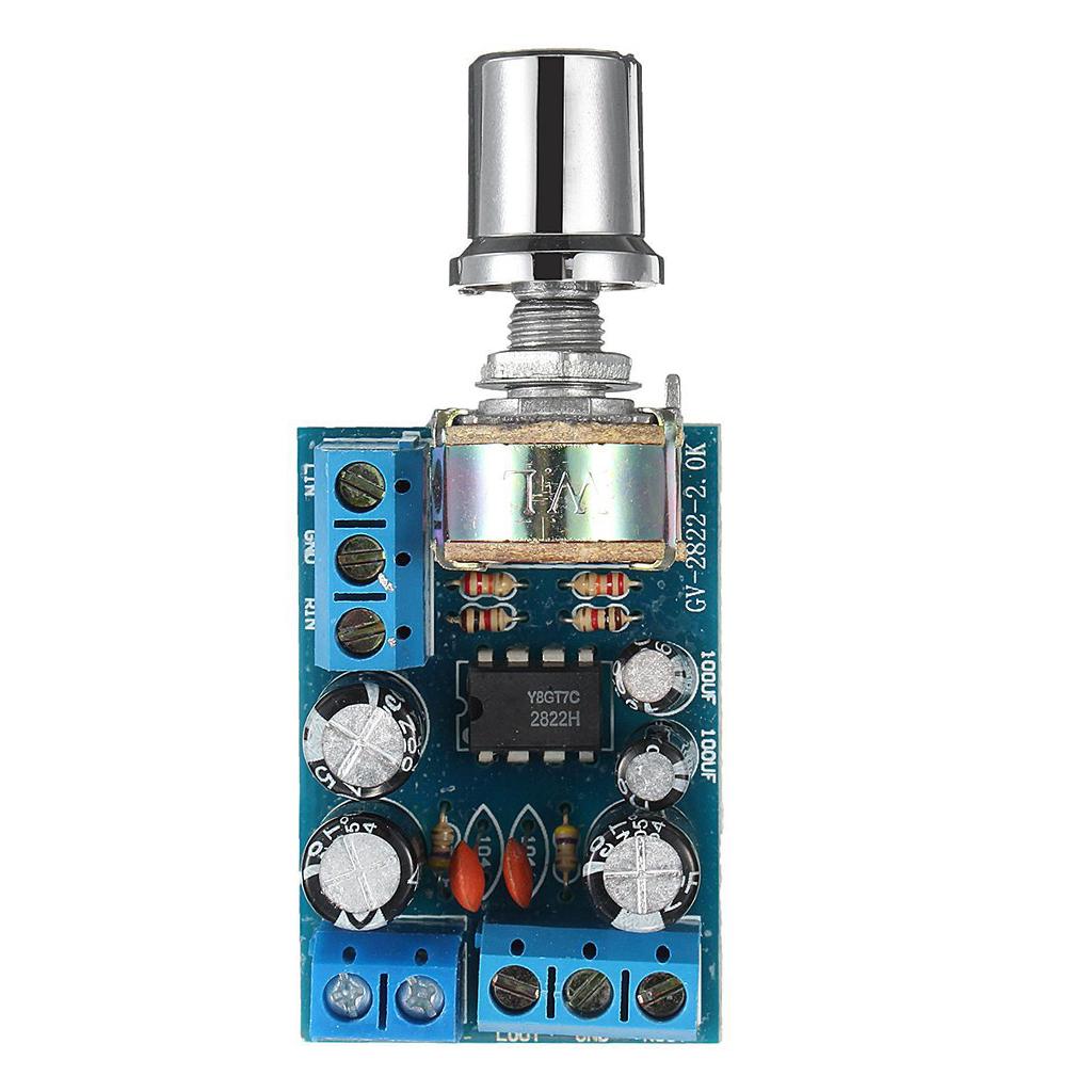 Hifi Stereo 2.0 Channel Amplifier Module Adapter For Portable Radio Cassette And Computer Audio