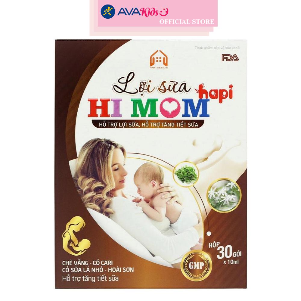 Lợi sữa Hapi VietNam Hi Mom hỗ trợ tăng tiết sữa 30 gói
