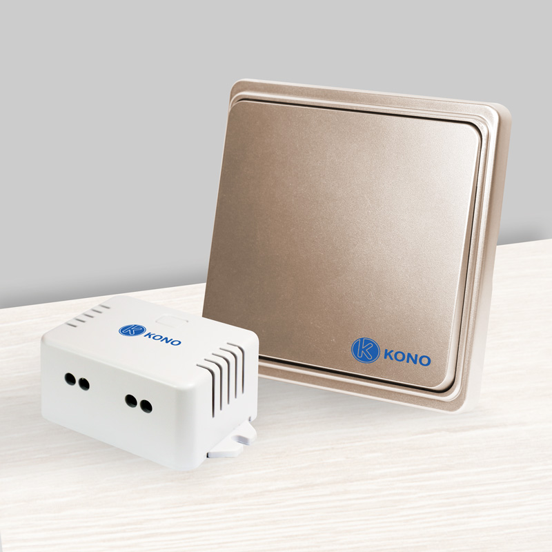 Bộ công tắc điều khiển từ xa KONO KN-RF43, tắt mở đèn dễ dàng với một nút bấm và một bộ thu, dễ dàng di chuyển nút bấm