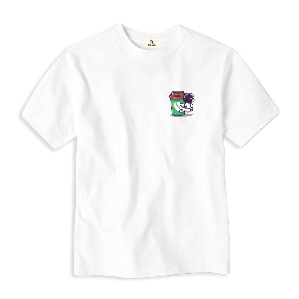 Áo thun Unisex phi họa tiết phi hành gia