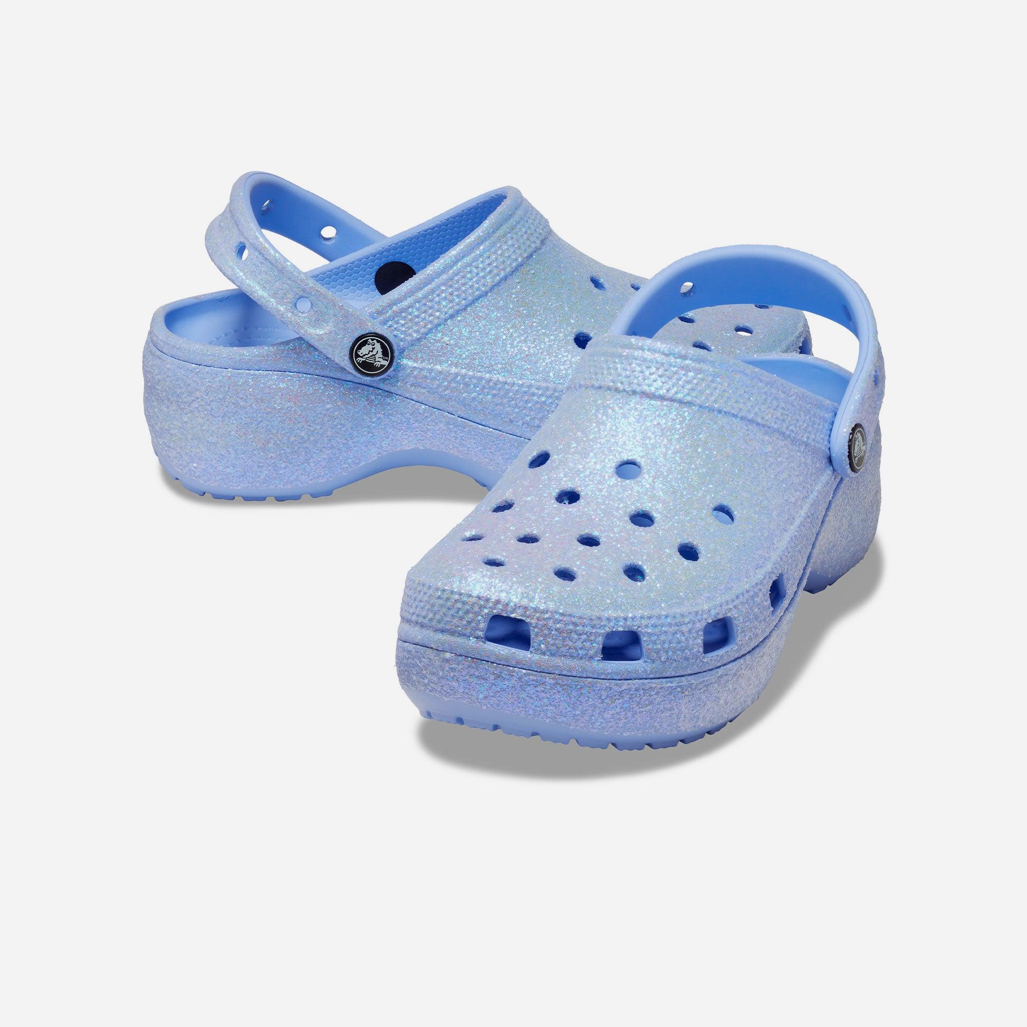 Giày lười nữ Crocs Classic Platform Glitter - 207241-5Q6