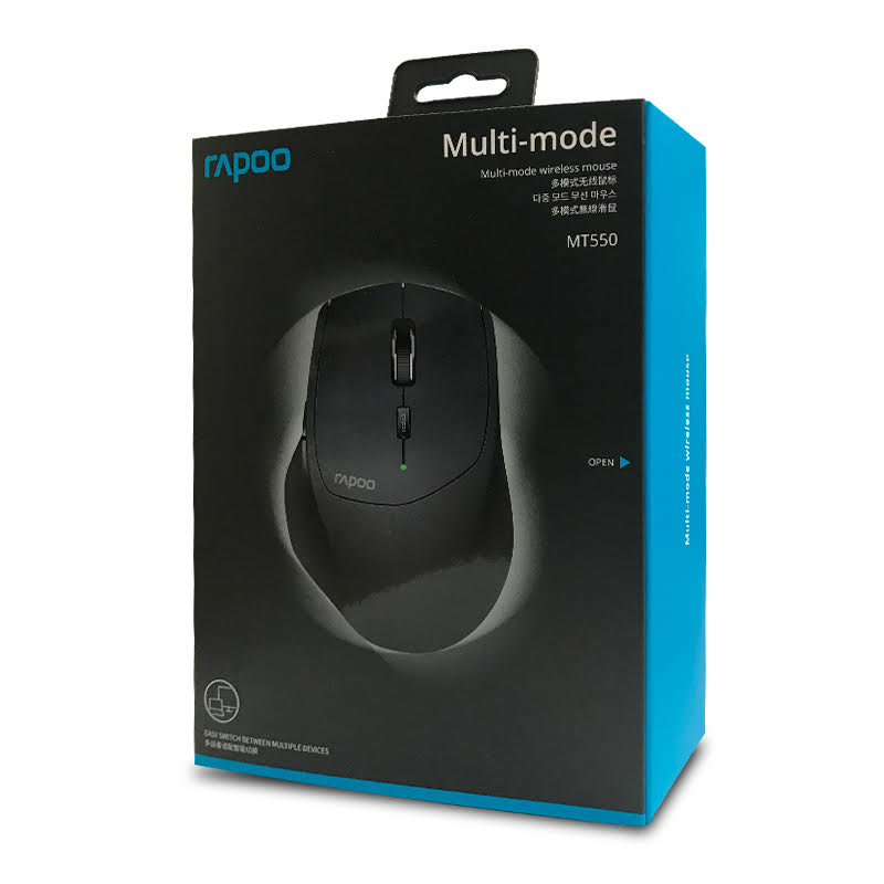 Chuột không dây Bluetooth Rapoo MT550 - Hàng Chính Hãng