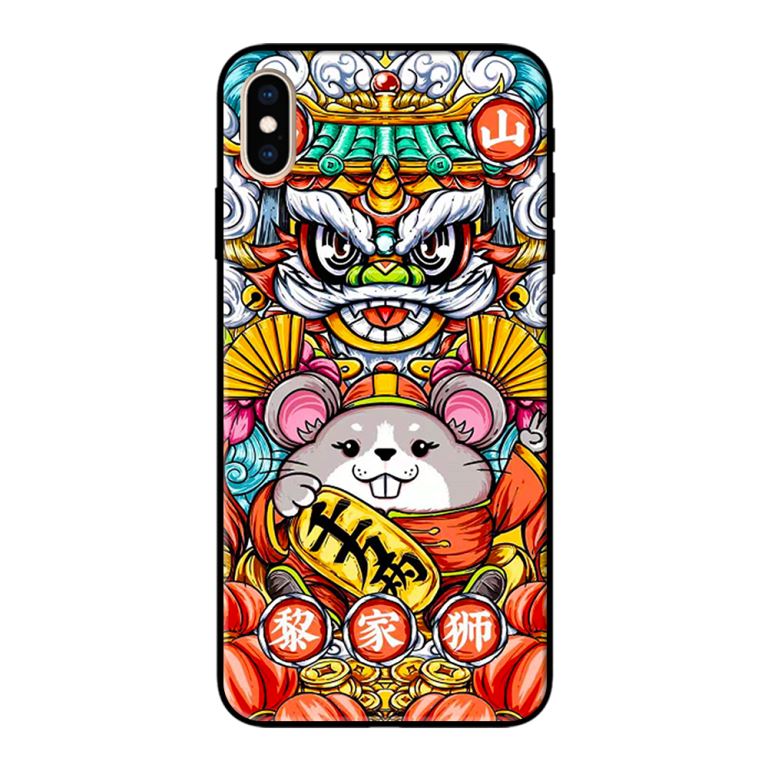 Ốp lưng in cho Iphone XS Mẫu Tết 2020