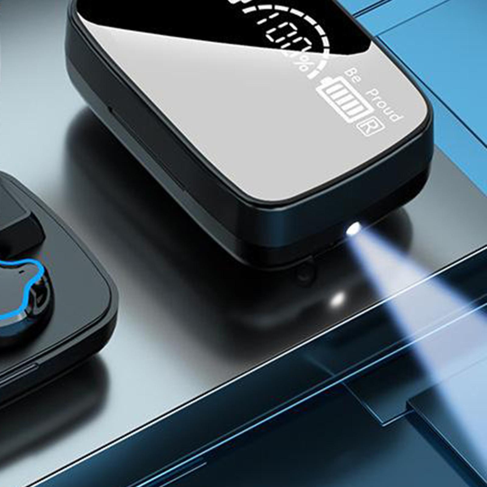 Stylish Invisible Wireless Earbuds Bluetooth5.1 Stereo HiFi LED Display M9