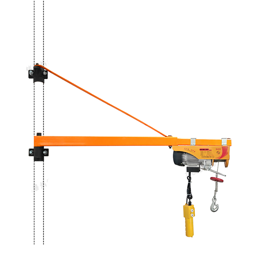 Khung treo tời điện gia đình 200kg – 600kg chịu tải lớn dùng để bắt tời lên tường bê tông, nhà xưởng, công trình thi công
