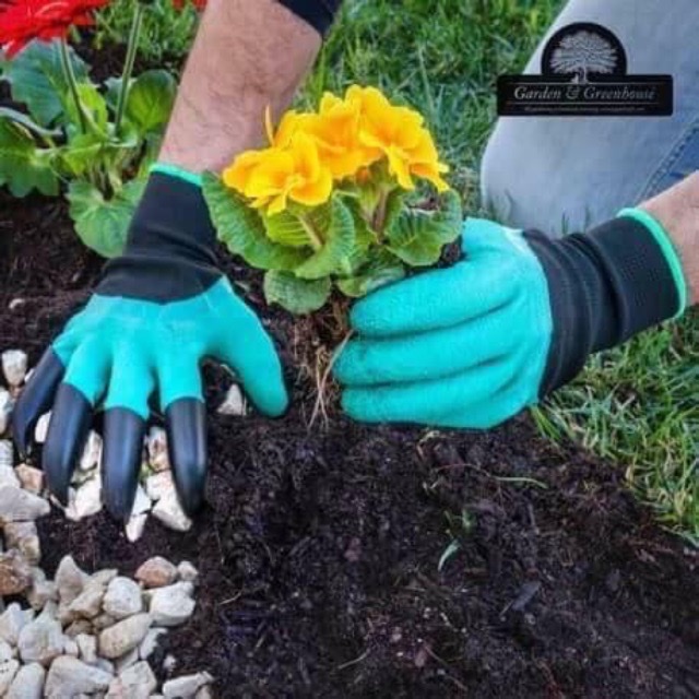 Găng tay chuyên dụng làm vườn có móng vuốt , bới đất , chăm sóc cây , chống thấm nước , co giãn đàn hồi tốt siêu bền , dễ vệ sinh