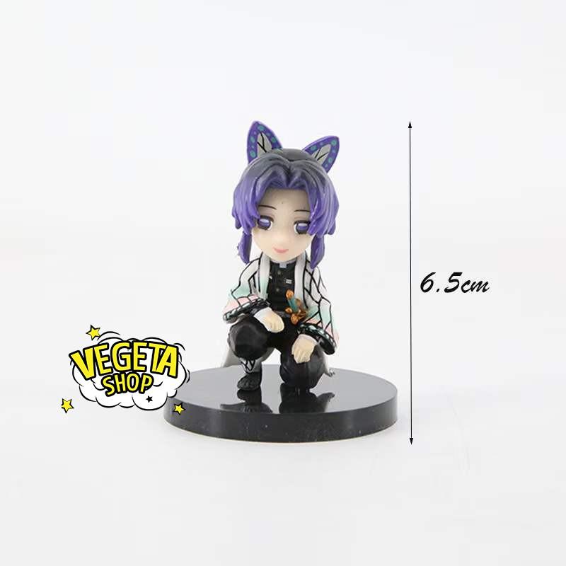 Mô hình Kimetsu No Yaiba - Mô hình thanh gươm diệt quỷ - Set 4 trụ cột Tokito Giyu Shinobu Rengoku - Cao 6,5cm