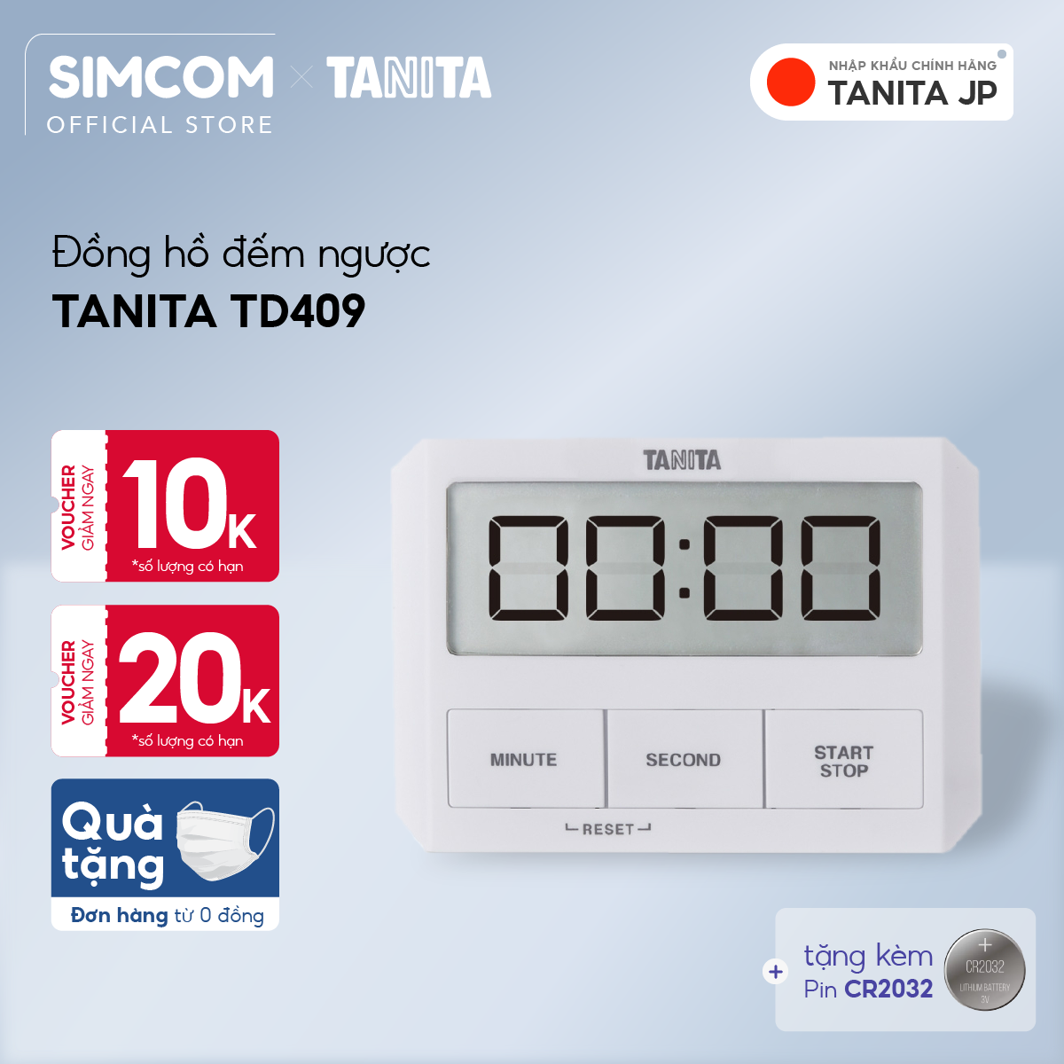 Đồng hồ đếm ngược Tanita TD409 Nhật Bản,Đồng hồ mini đếm ngược bấm giờ,Đồng hồ mini bấm giờ,Đồng hồ hẹn giờ,Đồng hồ bếp,Đồng hồ đếm ngược thời gian,đồng hồ bấm giờ đếm ngược,Đồng hồ điện tử đếm giờ,Đồng hồ điện tử đếm ngược