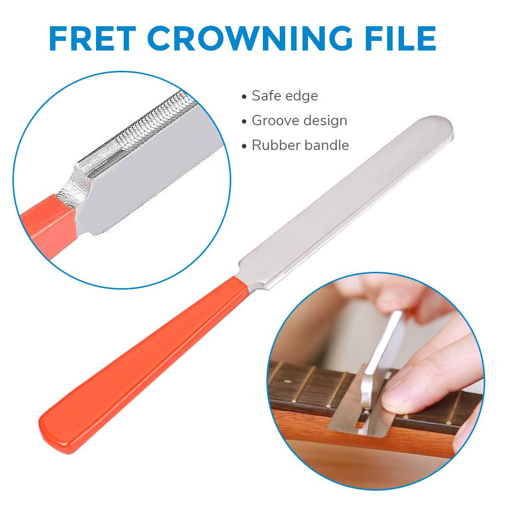 Sunnimix 7 Chiếc Guitar Chuyên Nghiệp Luthier Bộ Dụng Cụ Bass DIY Bộ Phím Đàn Đá San Lấp Mặt Bằng, ván Trượt Ngón Tay Ph