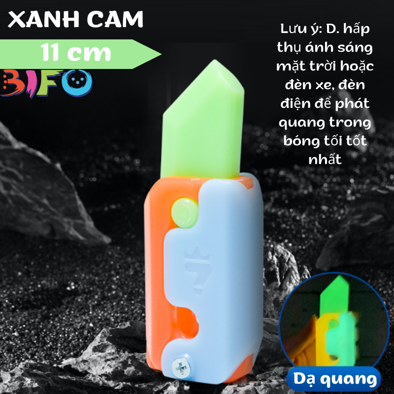 Đồ chơi động lực in 3D, dao cà rốt hoạt hình phản quang, lược cà rốt thần kì giải toả căng thẳng