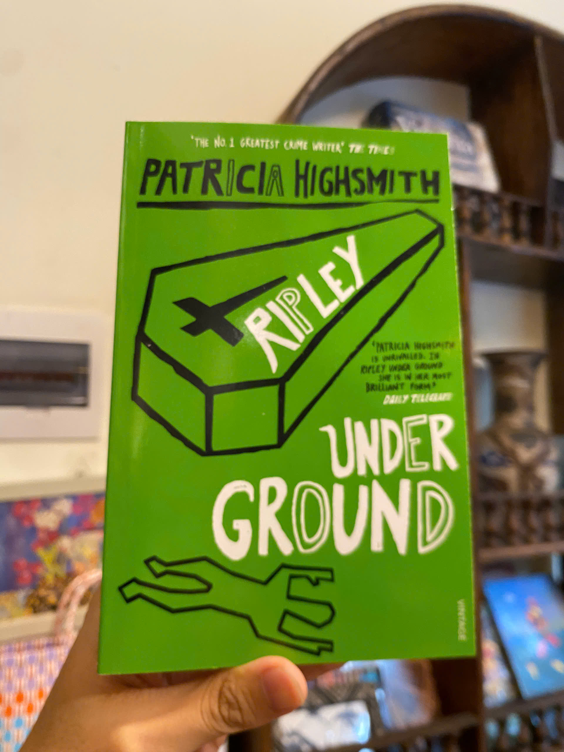 Sách - Ripley Under Ground by Patricia Highsmith |  Crime / Mystery Thriller Fiction / Ngoại văn