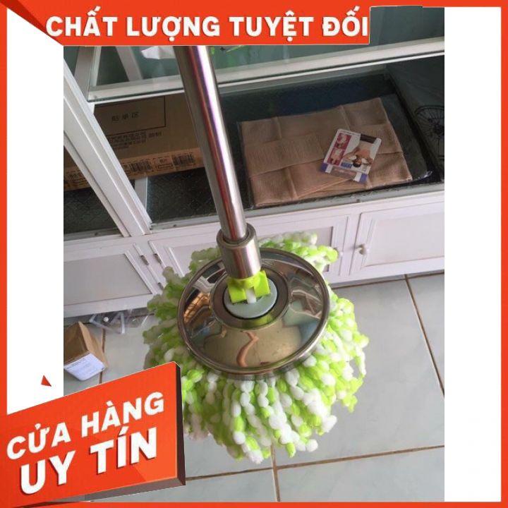 Chổi lau nhà cán inox cao cấp  Thiết kế inox 304 sáng loáng cứng cáp chắc chắn